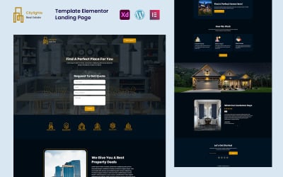 Citylights – Real Estate Services Ready to Use Elementor Template