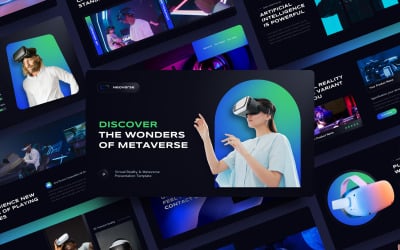 Neoverse - Virtual Reality &amp;amp; Metaverse Google Slide Template