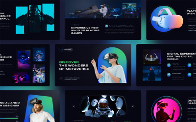 Neoverse - Virtual Reality &amp;amp; Metaverse PowerPoint Template