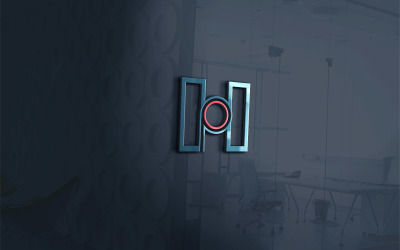 HP-ou-PH-creative-logo-design-vector-template