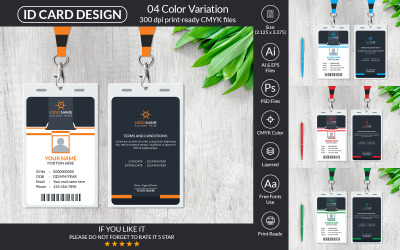 Creative ID Card For Company