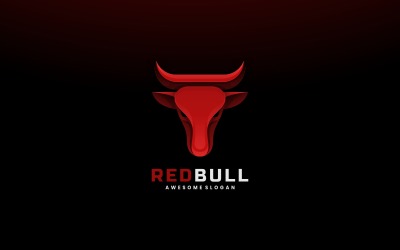 Diseño de logotipo degradado de Red Bull