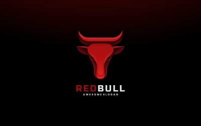 Gradientowe logo Red Bull
