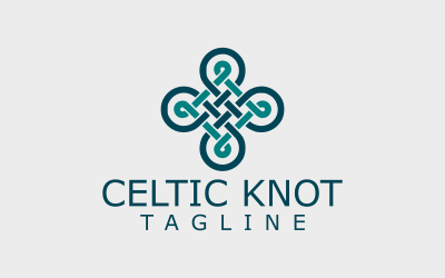 Unique Knot Symbol Design Logo 3