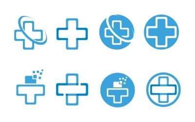 Krankenhaus-Logo und Symbolvektor Vol.1