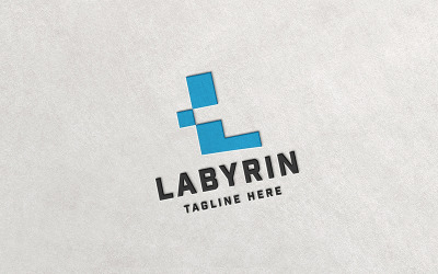 Profesjonalna litera L - logo techniczne