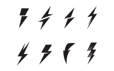 Thunderbolt logó és szimbólum vektor V2