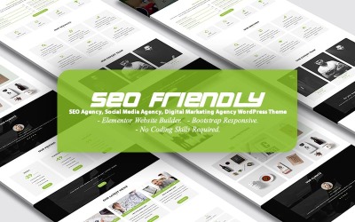 SEO Friendly – тема для цільової сторінки SEO та цифрового маркетингу для WordPress