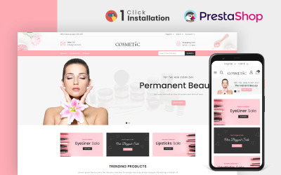 Магазин красоты и косметики Prestashop Theme
