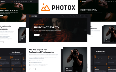 Photox – Fényképezés HTML5 sablon