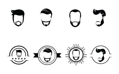 Beard And Mustache Logo And Symbol