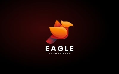 Design de Logo Vector Eagle Gradiente