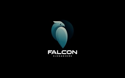 Logo sfumato di colore Falcon