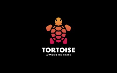 Logo-Stil mit Schildkrötenverlauf