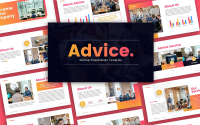 Advice Startup Multipurpose PowerPoint Presentation Template