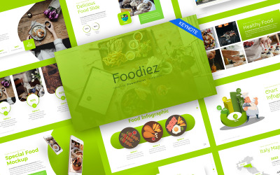 Foodiez Healthy Food Keynote Template