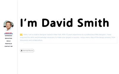 3WART Personal / Curriculum Vitae - Plantilla HTML