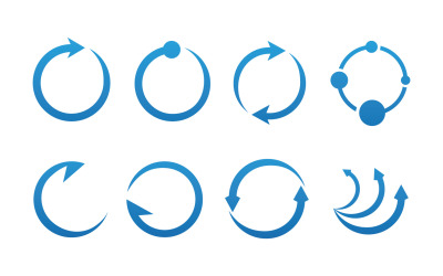 Reciclaje Logo Y Símbolo Icono Vector