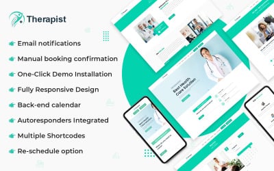 Therapist - Doctor Appointment Booking WordPress Theme