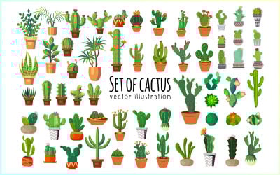 Kaktus-Illustrationspaket kostenlos