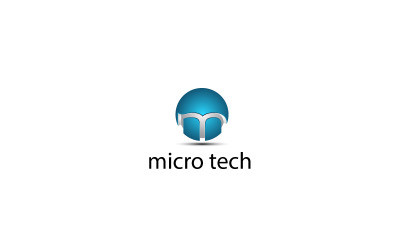 M Teach 3D-Logo-Design-Vorlage