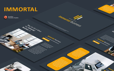Negócios Imortais - Modelo de PowerPoint