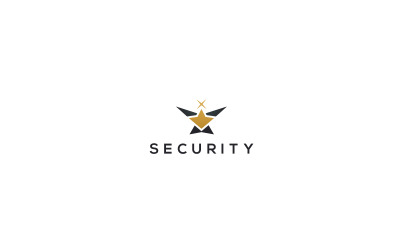 Security Star Stationary Design Logo template