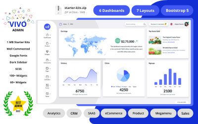 Vivo - Bootstrap 5 Admin Dashboard Template