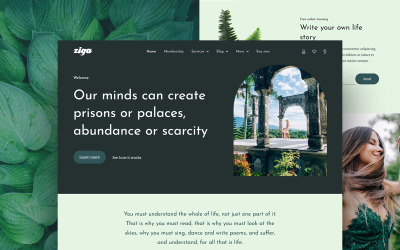 Ziga – Heiler & Life Coach Elementor Template Kit