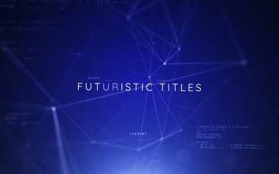Futuristic Titles After Effects Template
