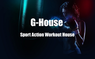 Musica d'archivio della casa dell'allenamento di azione di sport