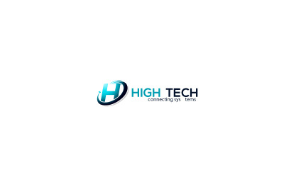 Plantilla de diseño de logotipo de alta tecnología