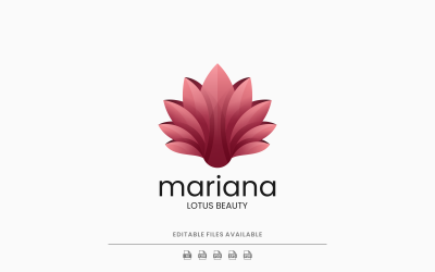Lotus Gradient Logotypdesign