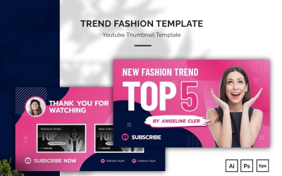 Trend Fashion Youtube Thumbnail
