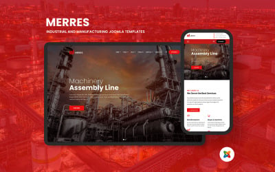 Merres - 工业和制造业 Joomla 5 模板