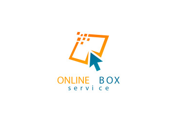 Online klik logo ontwerpsjabloon
