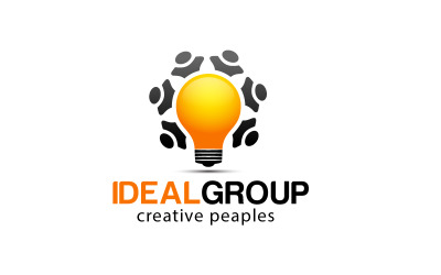 Plantilla de diseño de logotipo de comunidad ideal