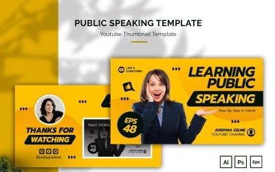 Public Speaking Youtube Thumbnail