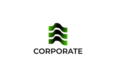 Tech-Logo mit grünem Farbverlauf