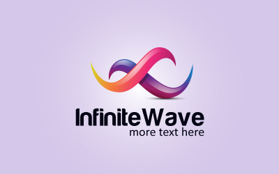 Infinity Wave  Logo Design Template