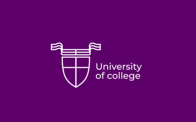 Logo de l&amp;#39;université de l&amp;#39;insigne du campus de la fille