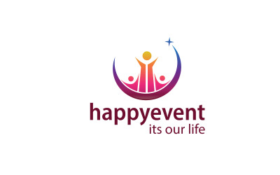 Szablon projektu Happy Event Logo