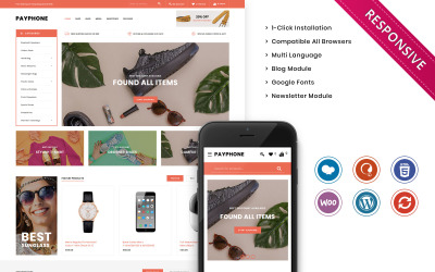 Ankesörlü Telefon - Mega Mağaza WooCommerce Duyarlı Teması