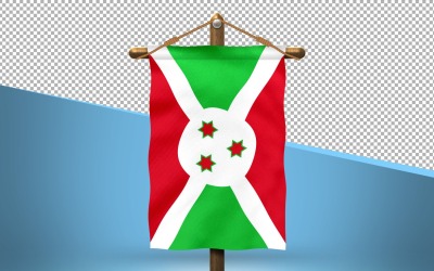Burundi Hang Flag Design Background