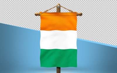 Cote d&amp;#39;Ivoire Hang Flag Design-Hintergrund