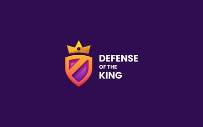 King&#039;s Defense Gradient Logo