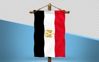 Egypten hänga flagga design bakgrund