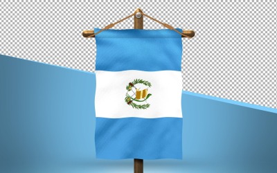 Guatemala-Hang-Flaggen-Design-Hintergrund