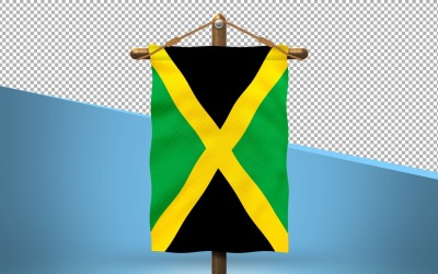 Jamaica Hang Flag Design Background