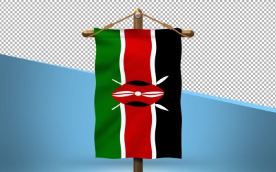 Kenya Hang Flag Design Bakgrund